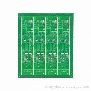 Single-sided PCB, Made of FR4, with 1/0oz Copper Thickness and Immersion Gold Finish